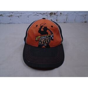 Indiana Jones 2008 92nd NASCAR Indianapolis 500 Cap Hat Snapback Orange Black